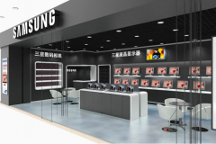 三星显示器展柜
